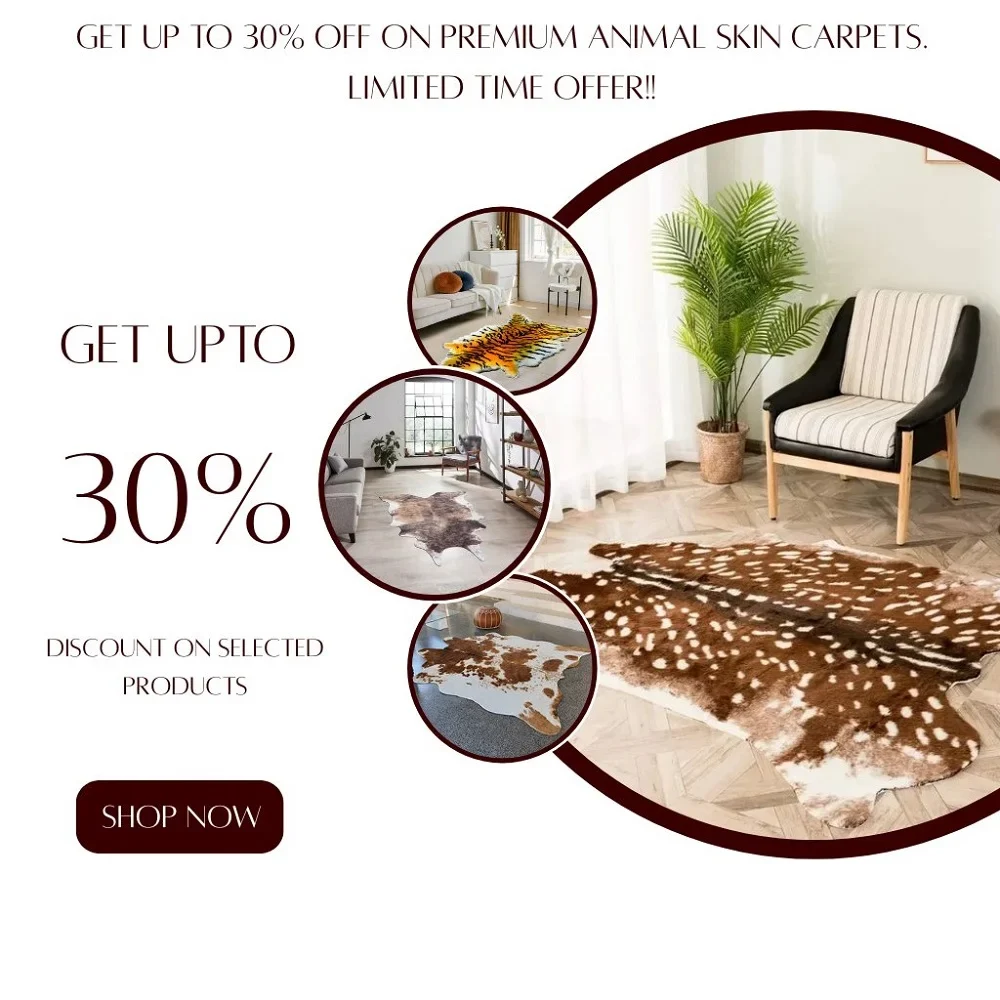 Animal skin carpets