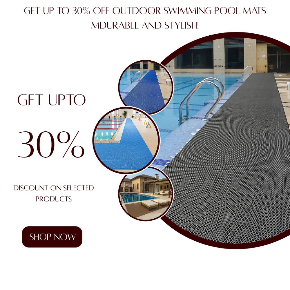outdoor swimming pool mats